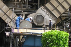 Shutdown Maintenance of Fluidization Fan - Helwan